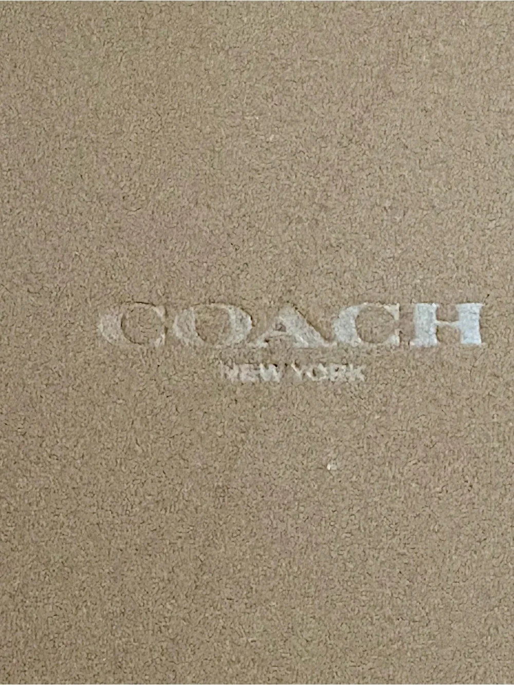 Coach Brown Signature Slim Case with Turquoise, Red, Gold & Green Stripes (NWT)